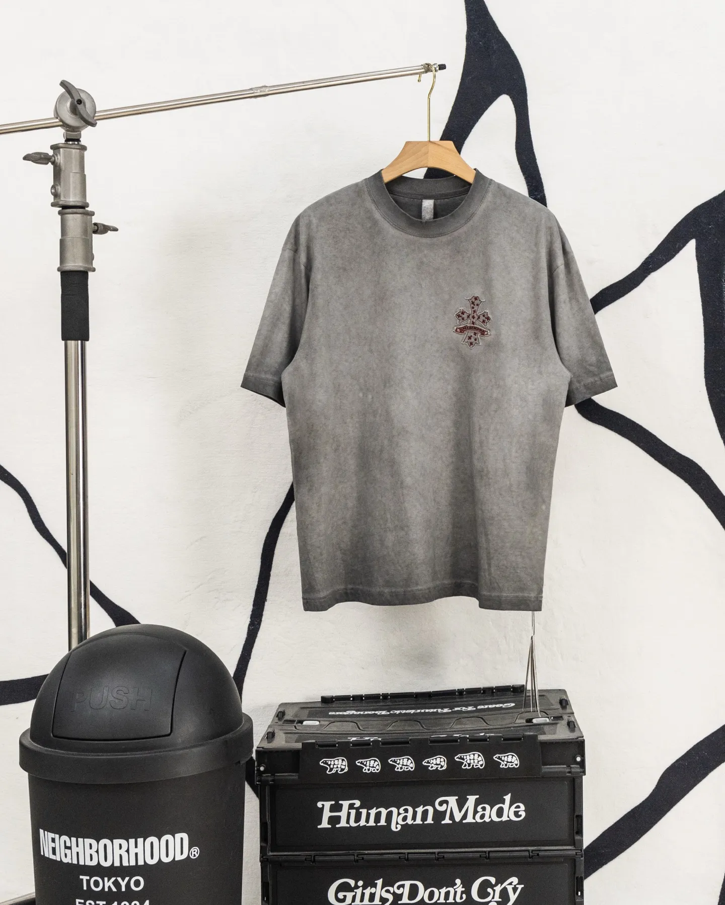 ：H 14 Chrome Hearts CH Black 2026 Authentic 0 Quality os 0 : Sizes: S M L XL